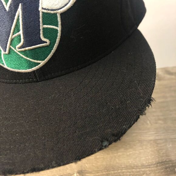 Dallas Mavericks Mitchell Ness NBA Hardwood Classics Fitted Hat Size 7 3/8 READ - Picture 4 of 10